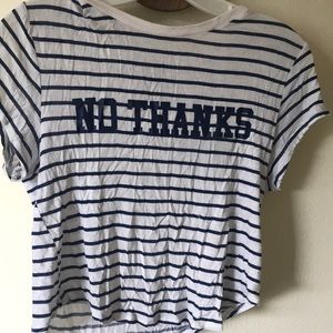 H&M ‘No Thanks’ Top!